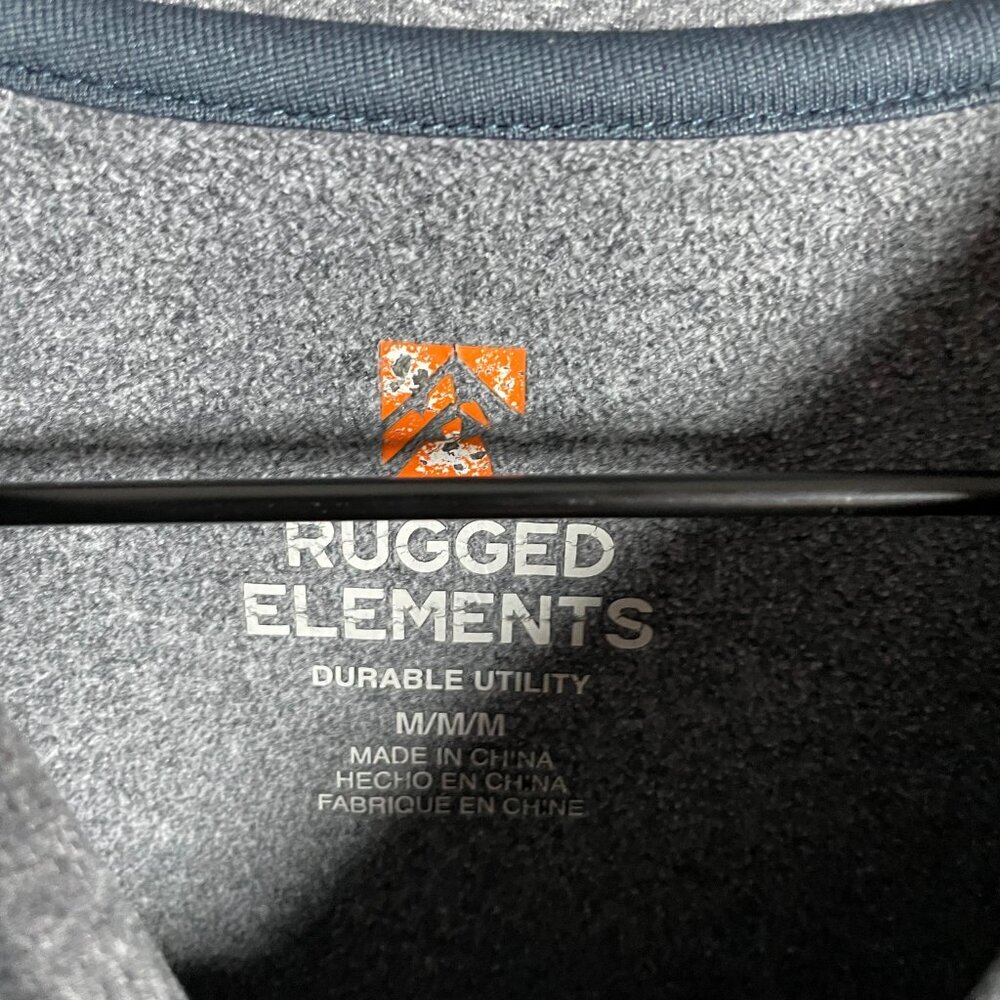 Rugged Elements Long Sleeve Shirt Men’s M Gray Utility Workwear Casual - Picture 3 of 6